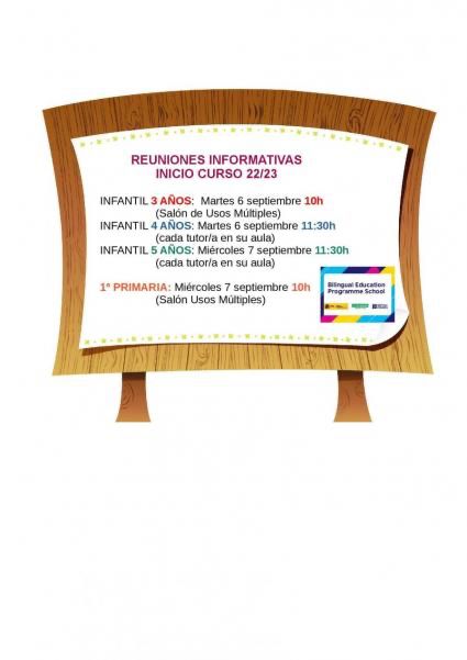 ReunionesIniciocurso22 23